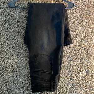 Girls baggy black jeans